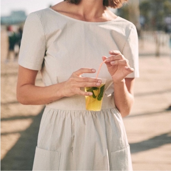 SEZANE Odalie Dress Size 40 Size 8 - Picture 2 of 11